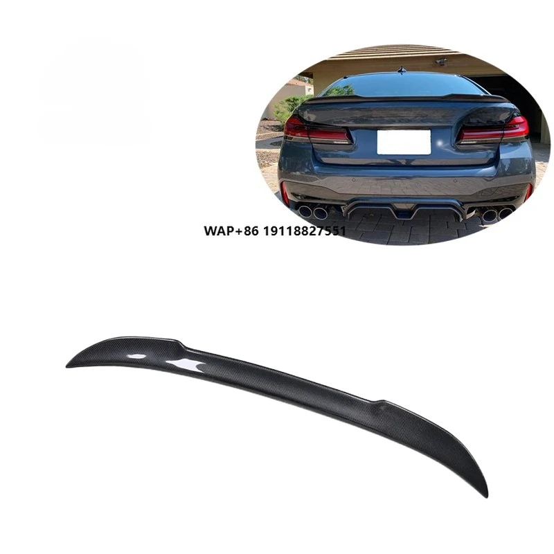 

5 Series G30 F90 M5 Rear Spoiler CS Style Carbon Fiber Back Trunk Lip Wing for 5 Series G30 530i 540i F90 M5