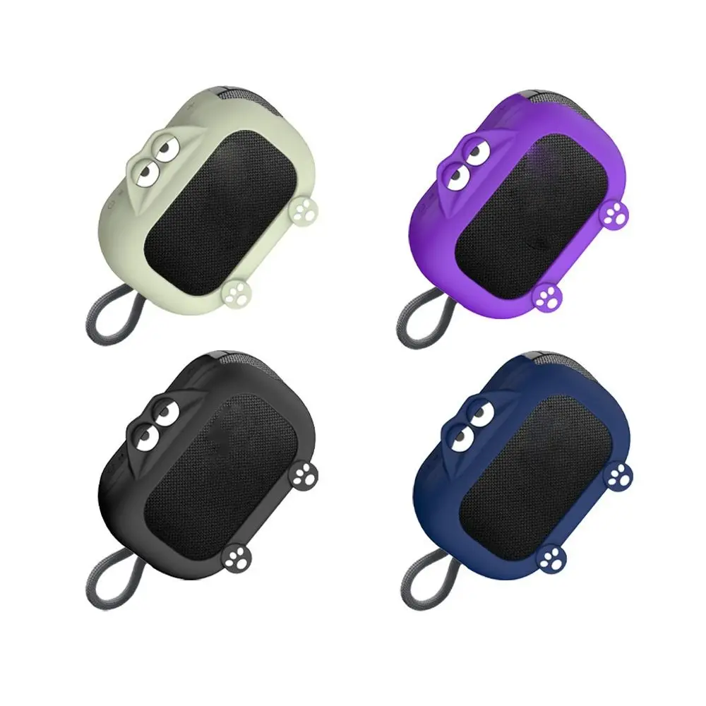 Silicone Speaker Case Dustproof Shockproof Protective Sleeve Cartoon Dustproof Cover for Anker Soundcore Select 4 Go