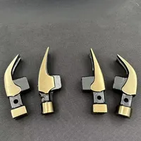 High-carbon Steel Magnetic Claw Hammer Head Professional Carpenter Round Square Claw Hammer Head Replaceable Household Hand Tool