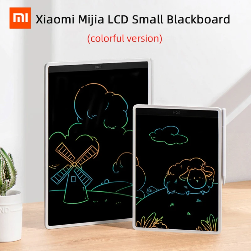 Original Xiaomi Mijia LCD Writing Tablets 10/13.5 Inch Electronic Kids Drawing Pad Handwriting Board Colorful Version No Dust