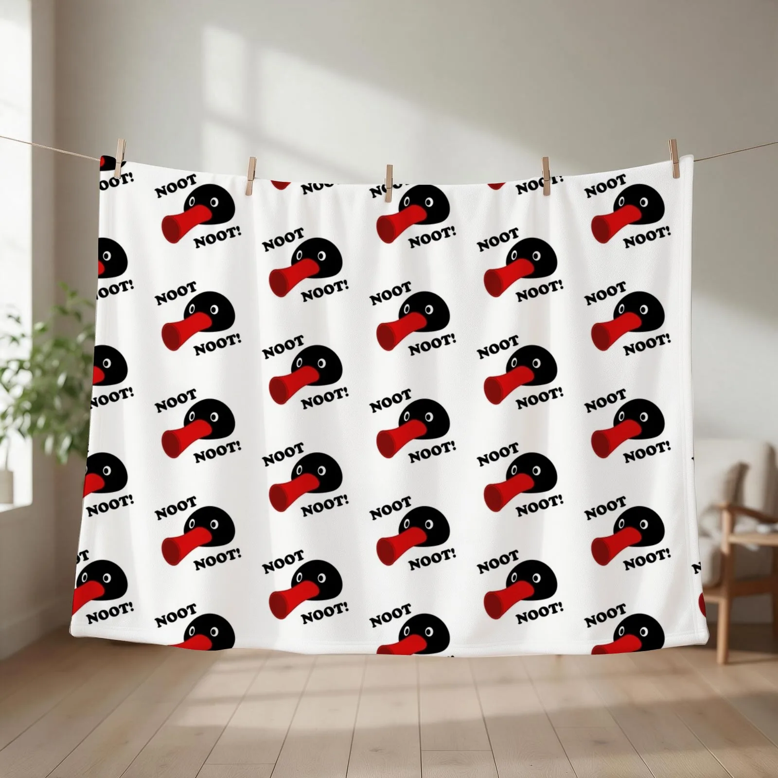 NOOT NOOT! Throw Blanket Summer Blankets Sofas Of Decoration Luxury Polar Blankets