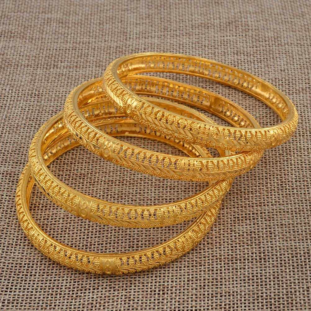 Anniyo Ethiopian Bracelets African Jewelry Middle East Bangle for Women Dubai Bride Wedding @013007