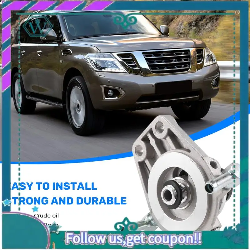 

AA92-1 Pcs Black Metal 10Mm Car Fuel Filter Lift Primer-Pump, For Nissan Patrol GU ZD30 3.0 16401VC10D