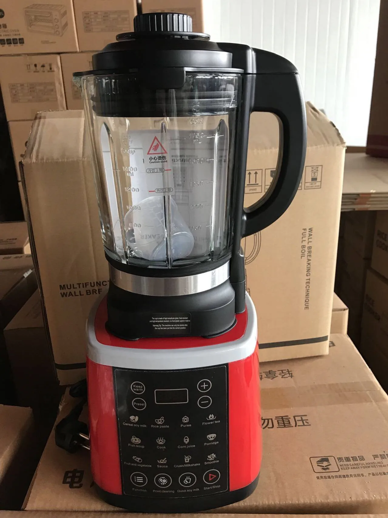 Factory Direct Supply Portable Smart Electric Commercial Juicer Smoothie Blenders Machine Soy Milk Maker Food Processor Mixer view 2