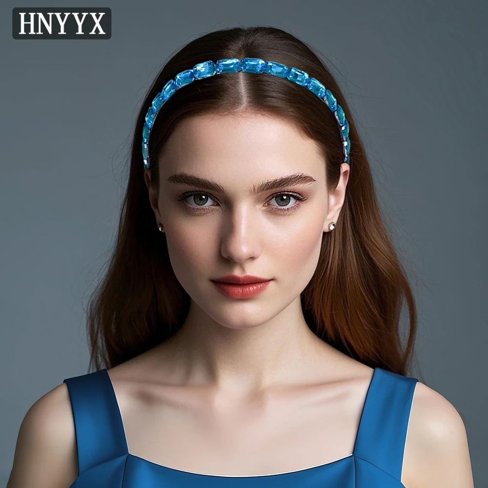 

HNYYX Rhinestone Headband for Bridal Party Headpiece Hair Accessories Tiara for Women Crystal Jewelry Fairy Style Headwear A12
