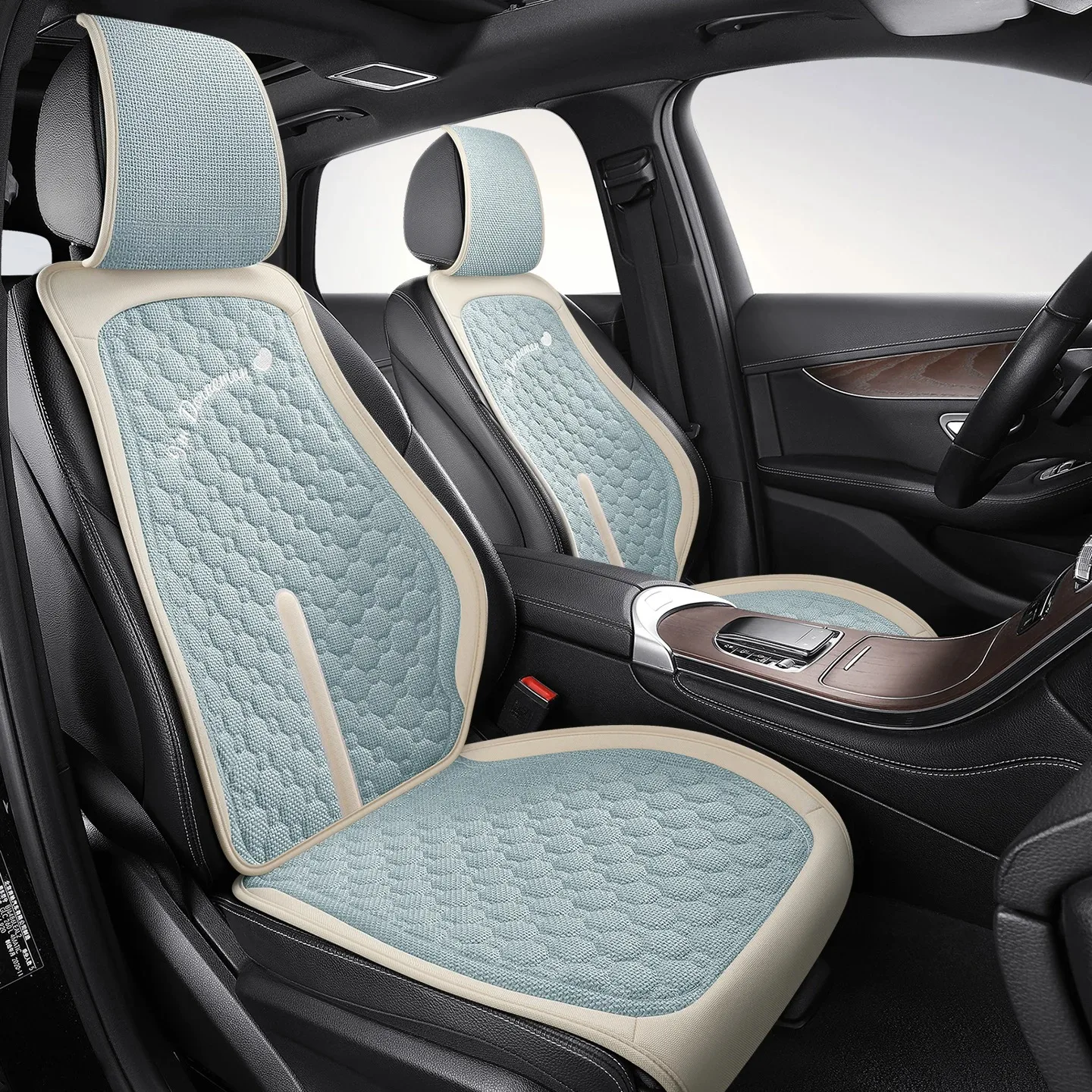 Breathable Linen Car Seat Cover Full Set Universal Car Seat Protection Pad Car Accessories Interior Flax Anti Slip Seat Cushion