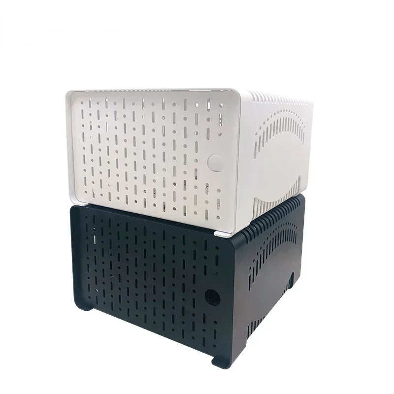 ITX chassis, inline graphics card mini host, upgraded aluminum mini computer case, horizontal customizable