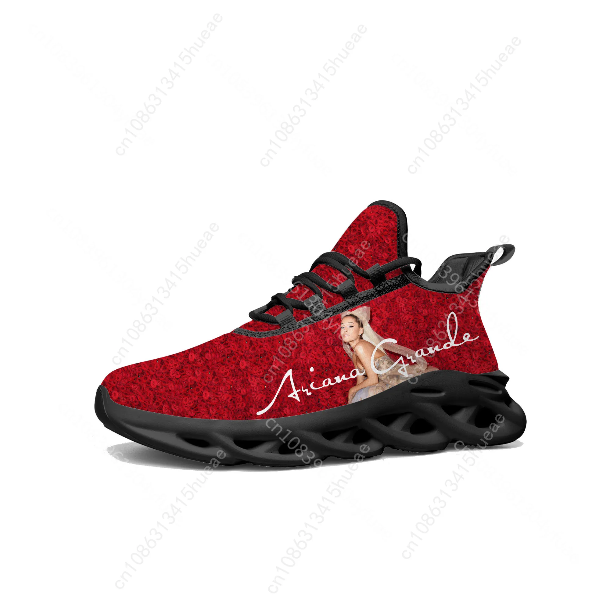 A-Arianas Singer Pop Yes, And Flats Sneakers Mens Womens Teenager G-Grandes Sports Running Shoes Custom Lace Up Mesh Footwear