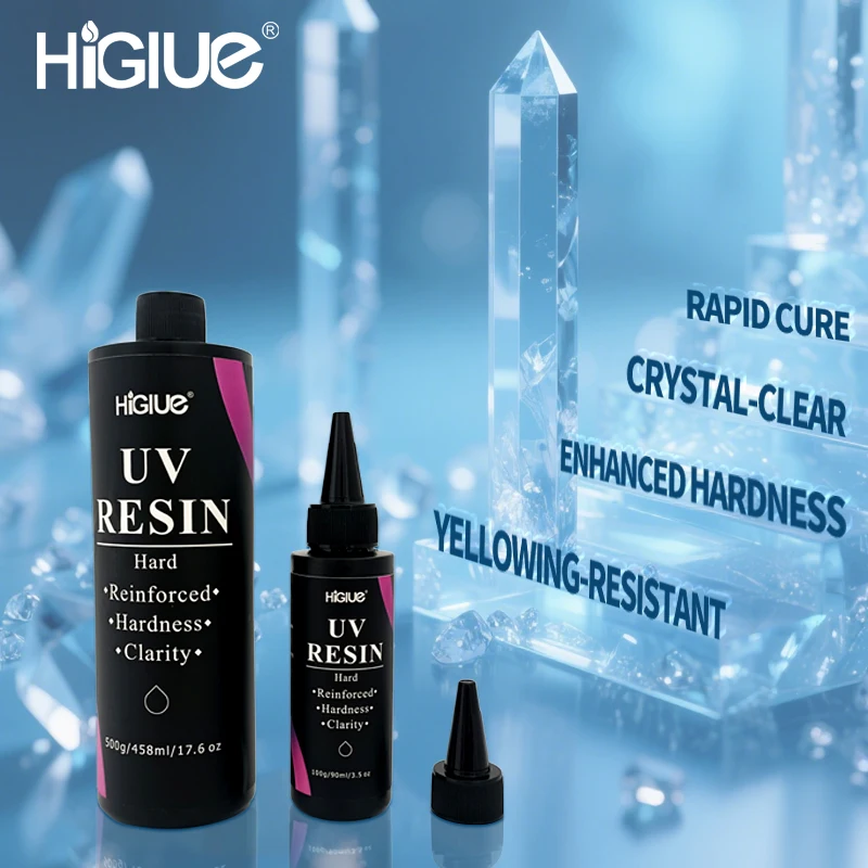 

Highly transparent and odorless UV drop glue handmade DIY linen jewelry UV crystal drop glue epoxy resin 100g, 500g