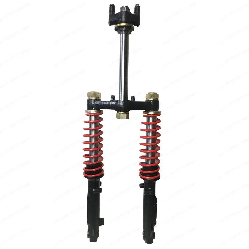 Electric tricycle shock absorber, caravan closed imitation hydraulic front fork shock absorber
