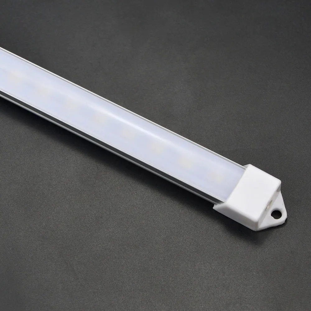 35CM USB 5V LED Bar Light Three Color Adjustable With Push Button Switch Aluminum+PC Lamp Night Lighting
