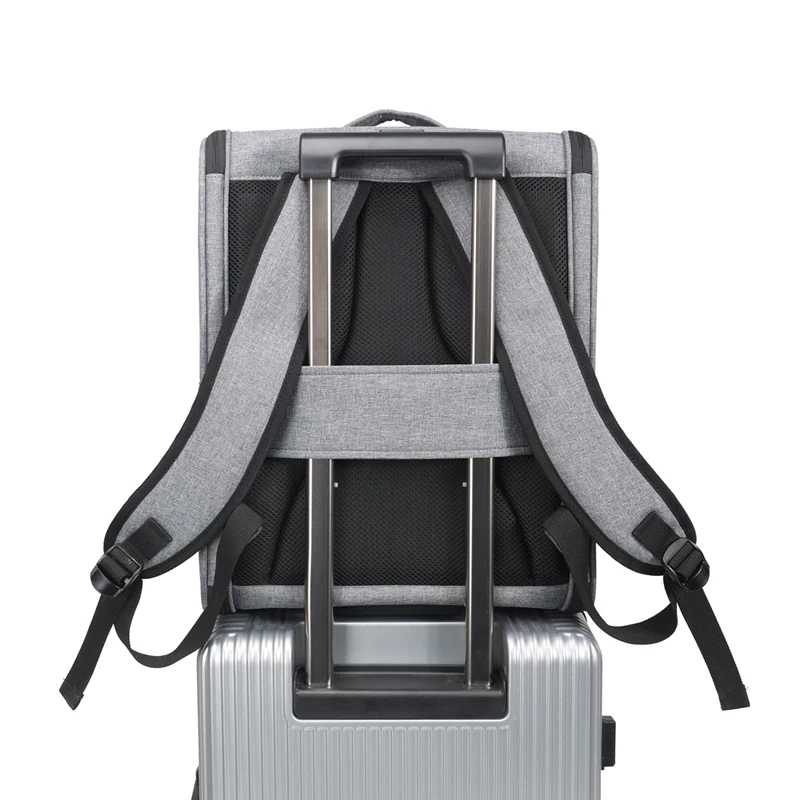 Mochila multifuncional respirável para animais de estimação, espaçosa, respirável, portátil, ventilada, confortável, grande capacidade, viagem, gatos e cães