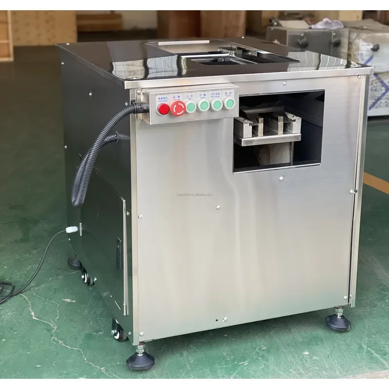 Commercial Automatic Black Boiled Basa Fish Slicer Sauerkraut Cutter Oblique Fish Filleting Machine for Food Processing