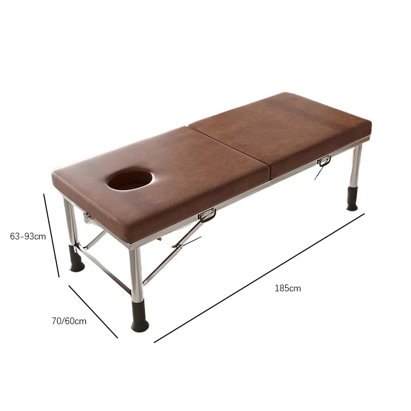 Manicure Modern Folding Bed Clinic Tanning Portable Masajeador Massage Bed Professional Aesthetic Massagetafel Salon Furniture