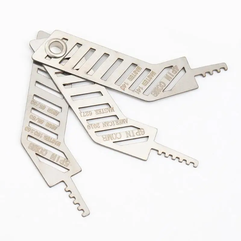 1 Piece Professional Portable Stainless Steel Lockpicking Tool Lock Picking Universal Combs
