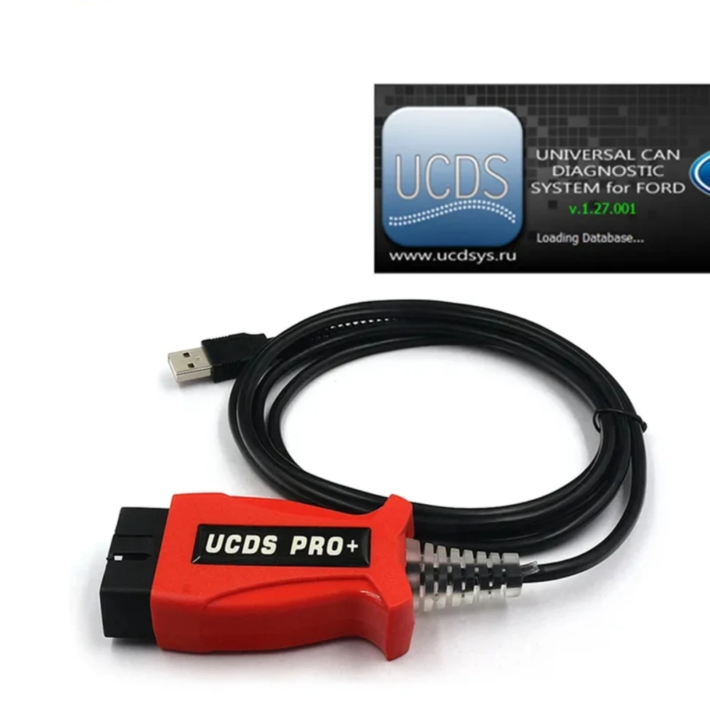 NEW OBD2 UCDS Pro for Frd/Ford UCDS Pro+ V1.27.001 Full Functions with 35 Tokens UCDS Pro OBD2 Diagnostic Cable Full License UCD