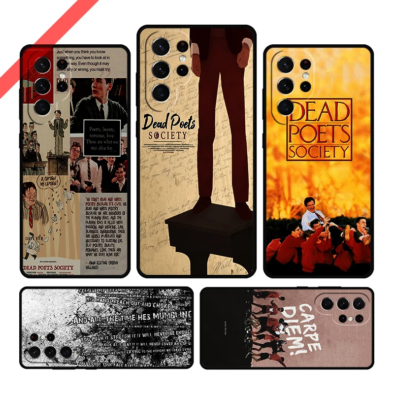 Dead Poets Society Five Centuries Of Ver Phone Case For Samsung S20 FE S21 S10 S23 Plus S24 S22 Ultra Coque Note20 S9 S8 Cover