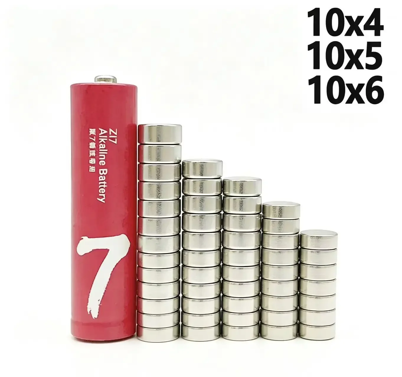 10-200pcs 10x4 10x5 10x6mm Magnet N35 NdfeB Permanent Magnetic Imanes Neodymium Magnet10*4 10*5 10*6mm Accessory