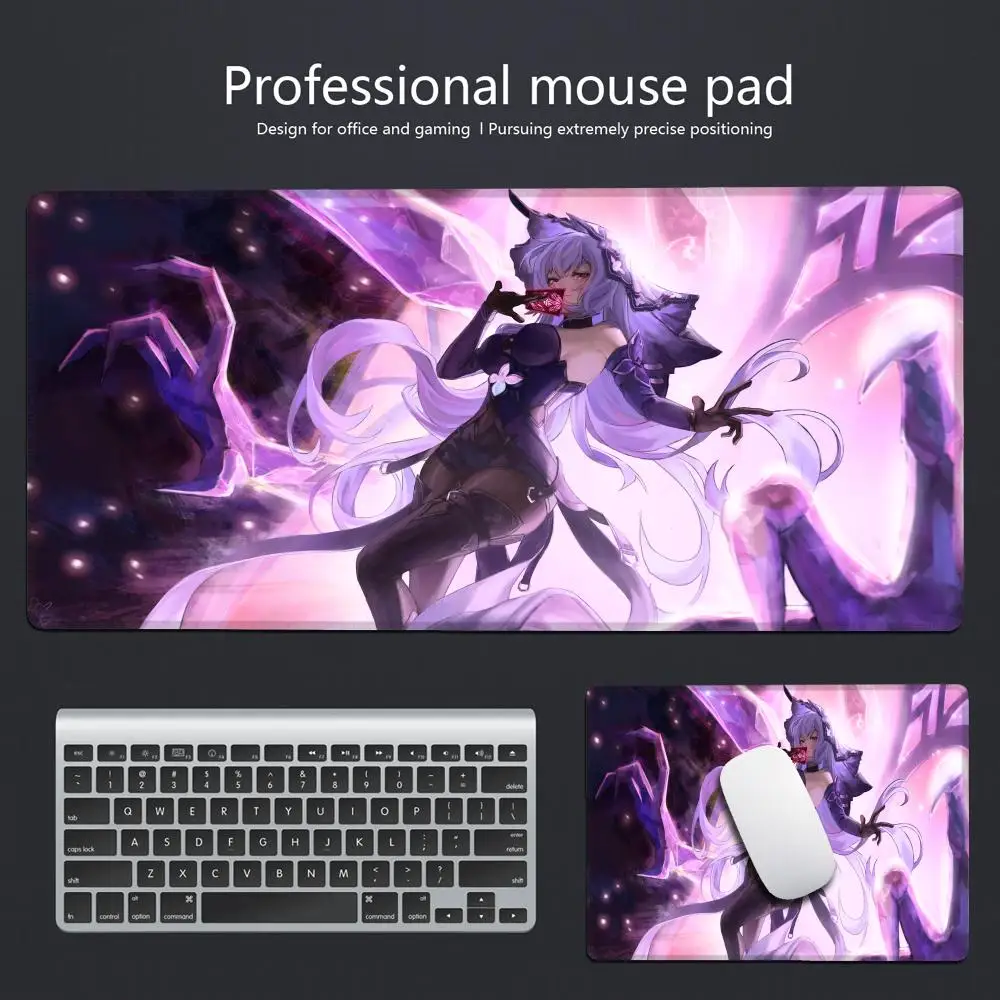 

XXL Black Swan Anime Gaming Mouse Pad Honkai: Star Rail Exclusive, Non-Slip High-Performance, Game Themed Desk Decor for Gamers