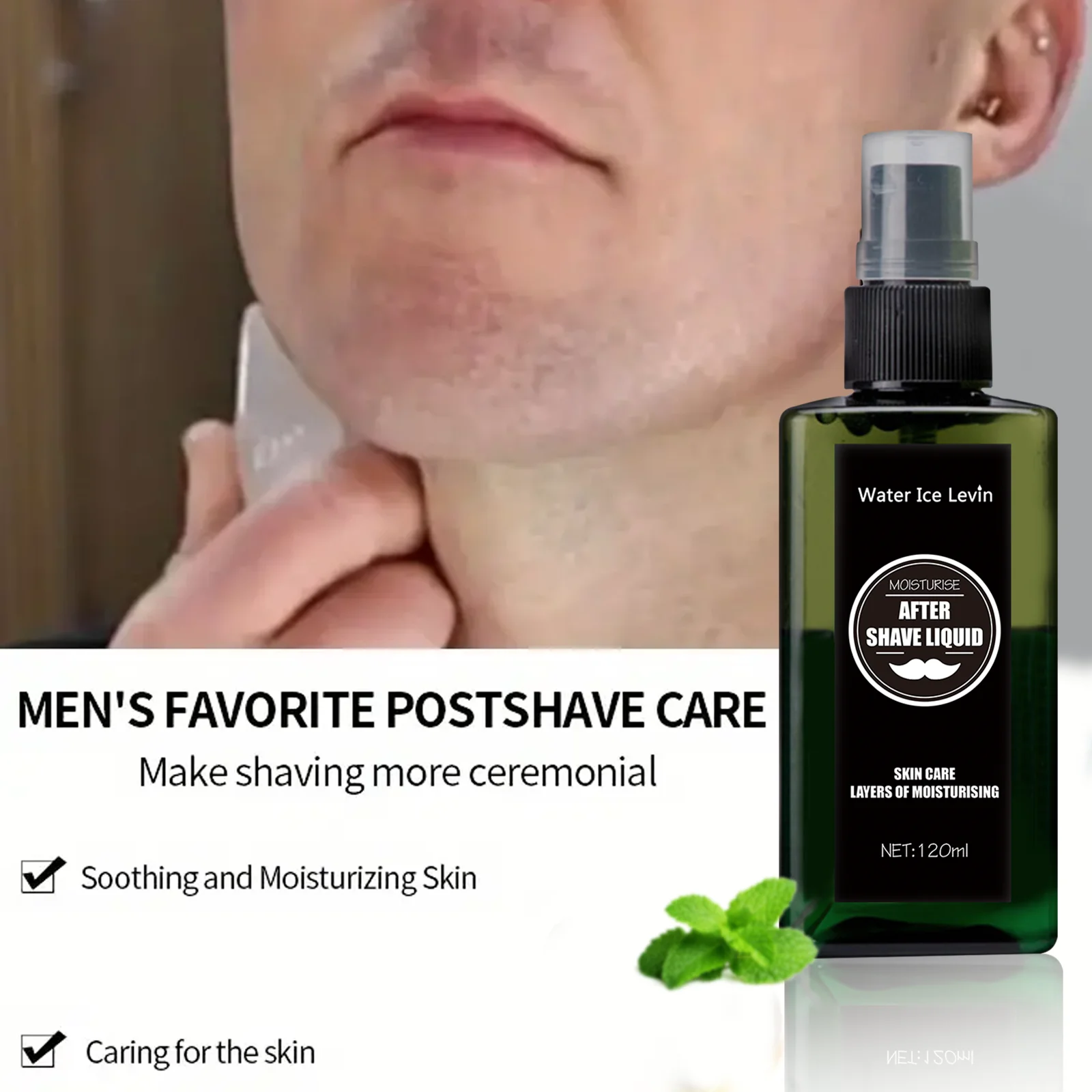 After shaving repair lotion prevent ingrown hair treatment smooth body skin reduce dark spots redness eliminate acne essence