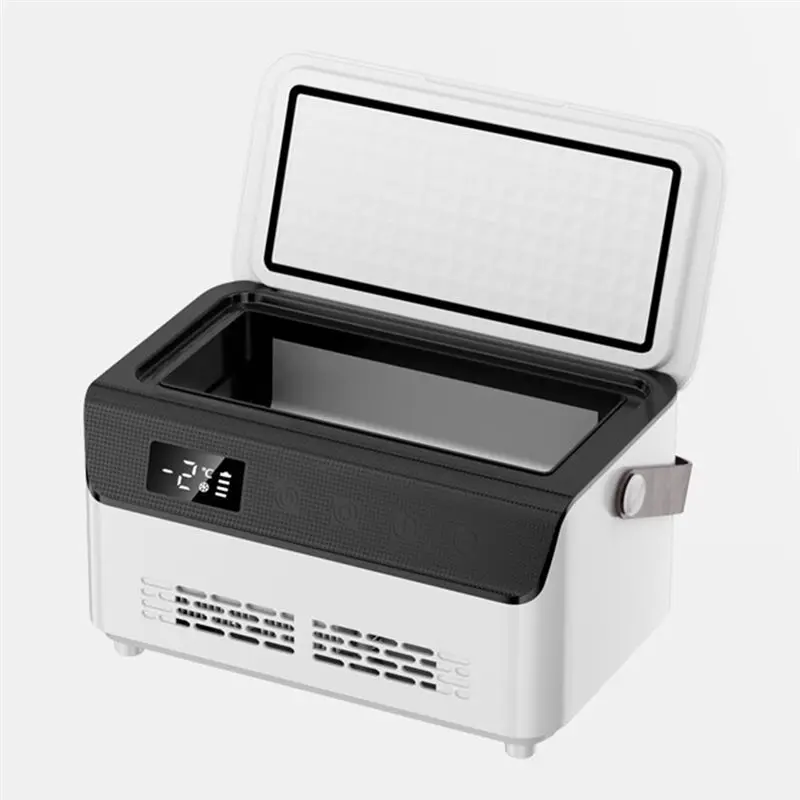 ABBK Portable Insulin Cooler Box Rechargeable USB Mini Refrigerator, Double-Layer Cooling System for Travel Medicine Storage