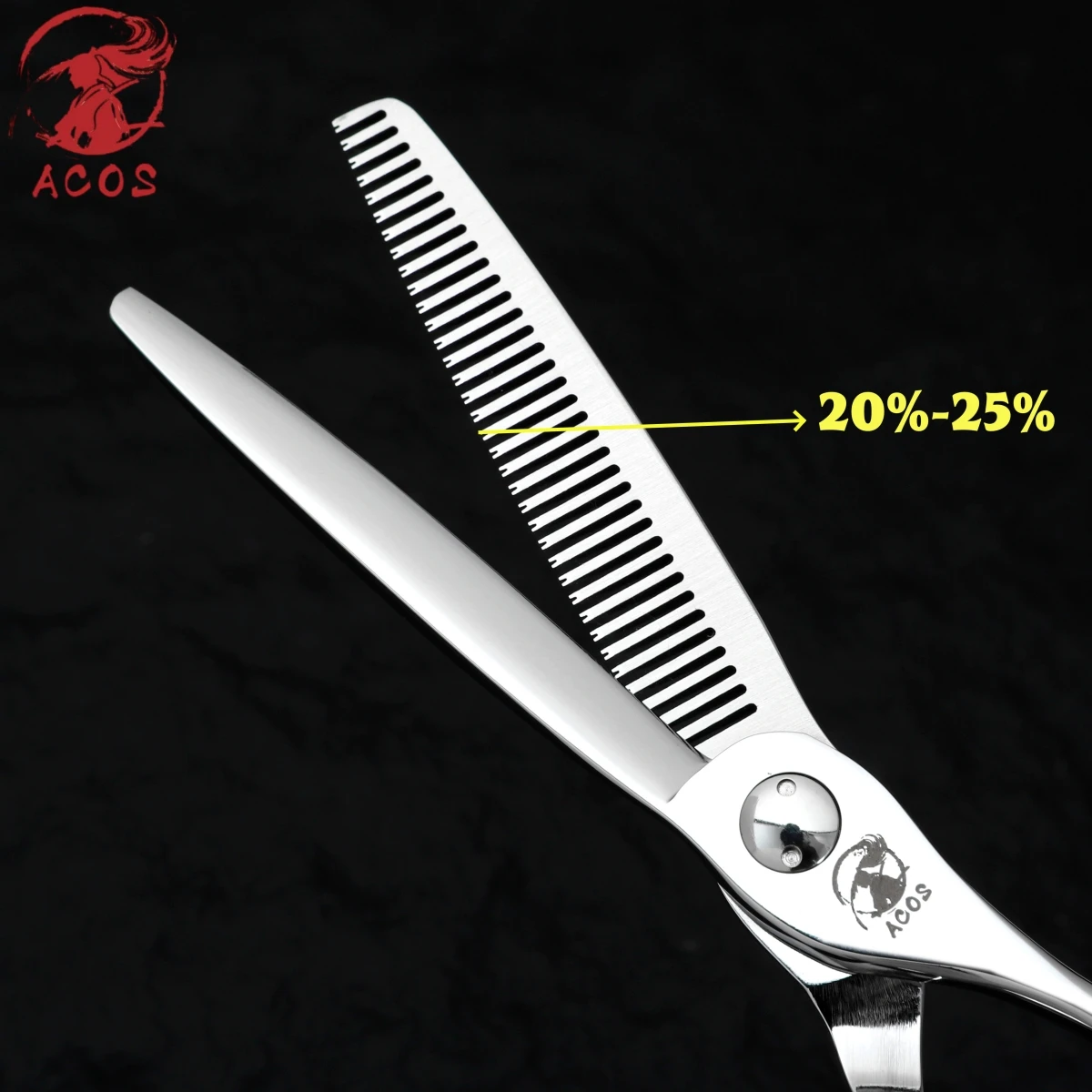 ACOS Professional Barber Scissors VG10 Steel 6 Inches Reverse Blade Multifunctional Thinning Shears Family Salon Styling Tools