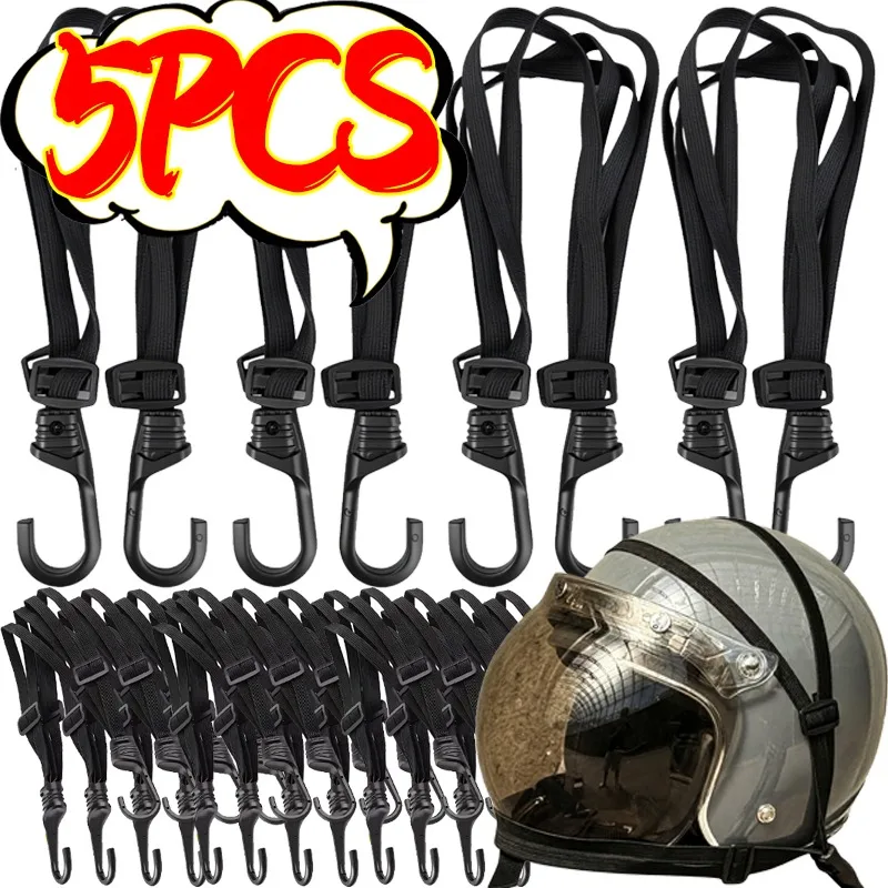 

5/1 шт. регулировка заднего сиденья мотоцикла, полоски для шлема, эластичная веревка, фиксированный ремень для мотоциклетного шлема, фиксирующая веревка, ремень для товаров, сетка для багажа