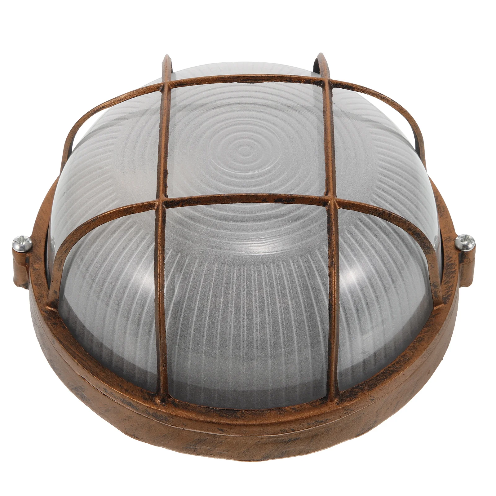 

Light Glass Lampshade Aluminum Frame E27 Outdoor Patio Wall Light Cover Decorative Lamp Shade Dustproof Explosionproof