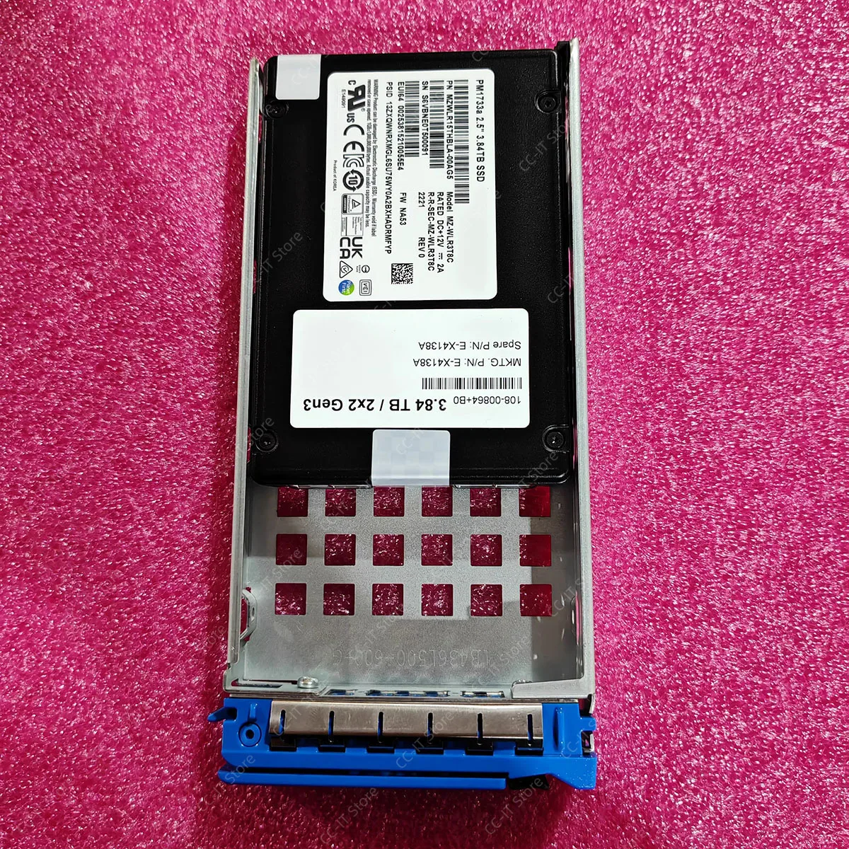 3.84TB 2.5'' NVMe Gen3 Enterprise SSD E-X4138A E-X4138B/C 108-00864 108-00087 Storage Array Solid-State Drive