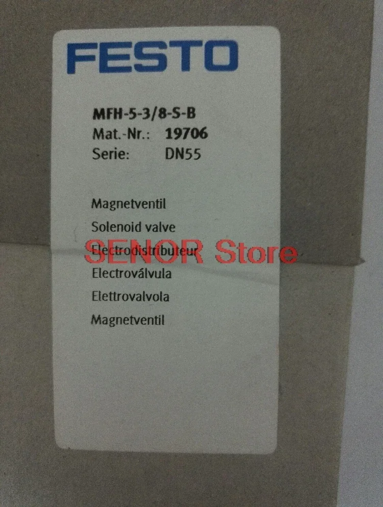 New original solenoid valve MFH-5-3/8-S-B 19706 without coil