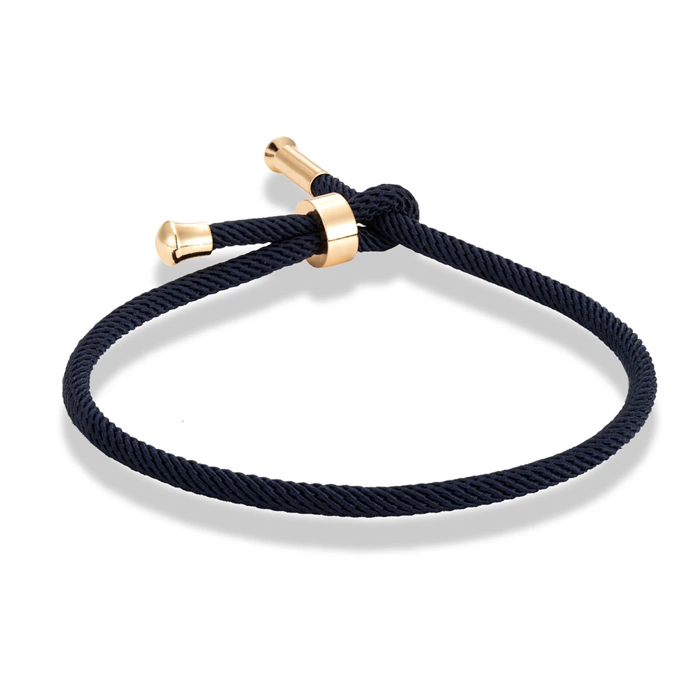 Pulseras minimalistas para parejas para hombres y mujeres, pulsera de larga distancia, 18 colores, cuerda de Milán, tejido, joyería de la amistad, regalo