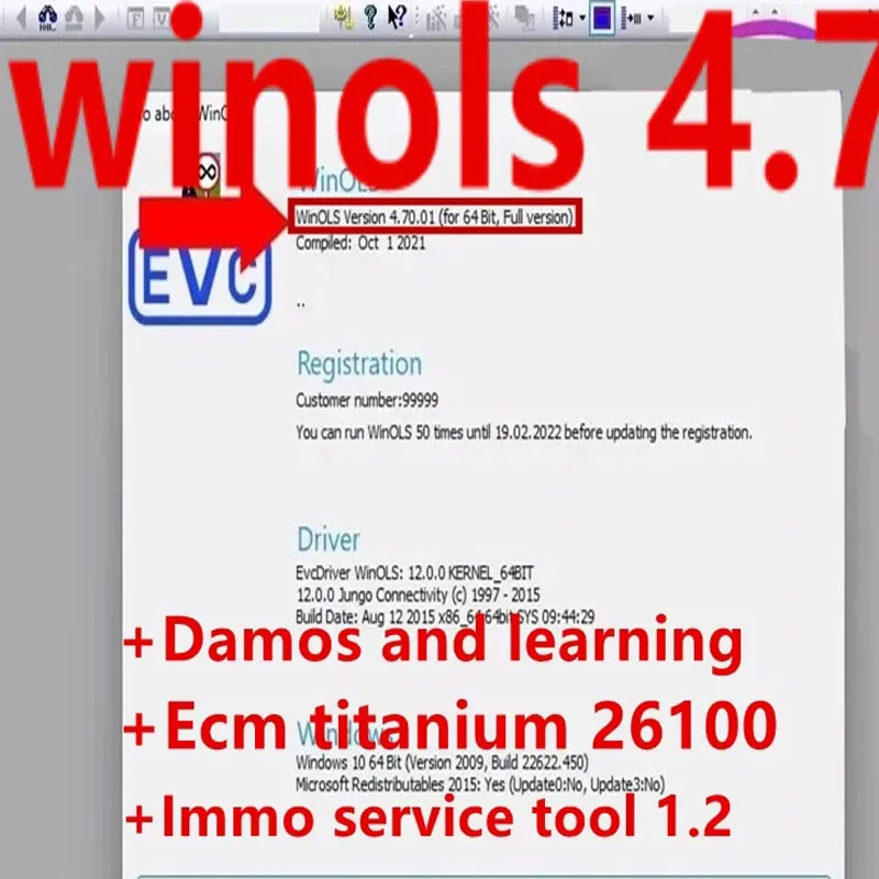 2024 Hot Winols 4.7 Softwar Full Activated Working on No Need Vmware Multi-language +2021 Damos +ECM TITANIUM+ IMMO SERVICE tool