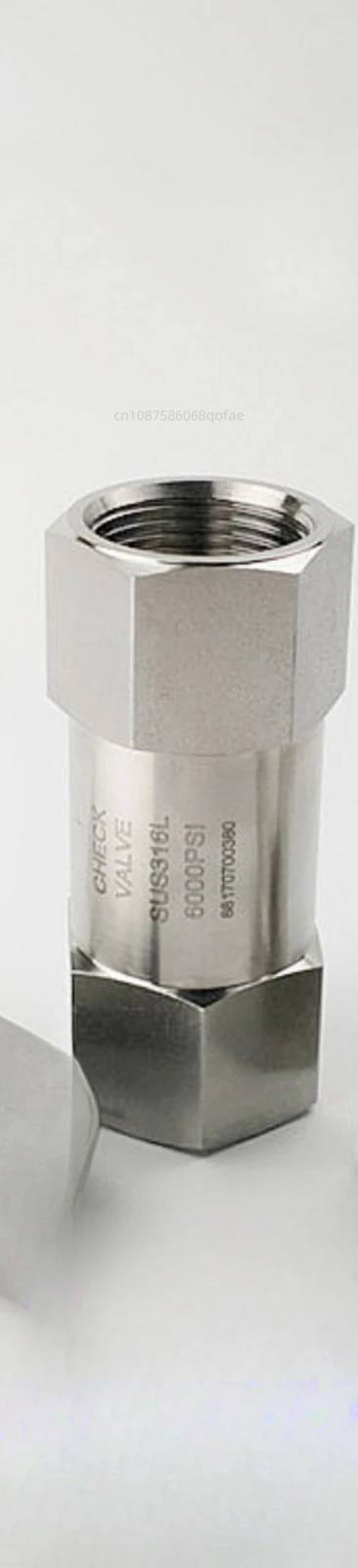 Stainless Steel Sus316l High Pressure 6000psi  Temperature 240 Degrees Precision Internal Thread CV Series Check Valve