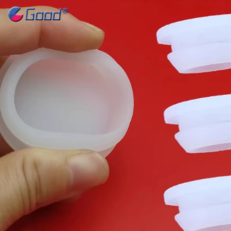  Transparent Silicone Rubber Snap-on Dust-proof Plug Bore 2.5-30mm T Type Round Hole Stopper Blanking End Seal  Pipe End Cap