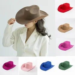 sombrero de vaquero wool cowboy hat wool felt hat men and women wide brim hat western cowboy hat sombrero vaquero mujer