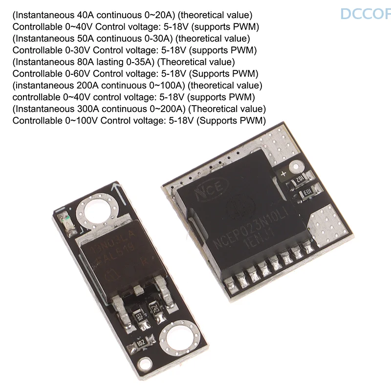 1PC Tubo ad effetto di campo Regolazione PWM Pannello di controllo interruttore elettronico Mini modulo driver interruttore trigger MOS ad alta potenza