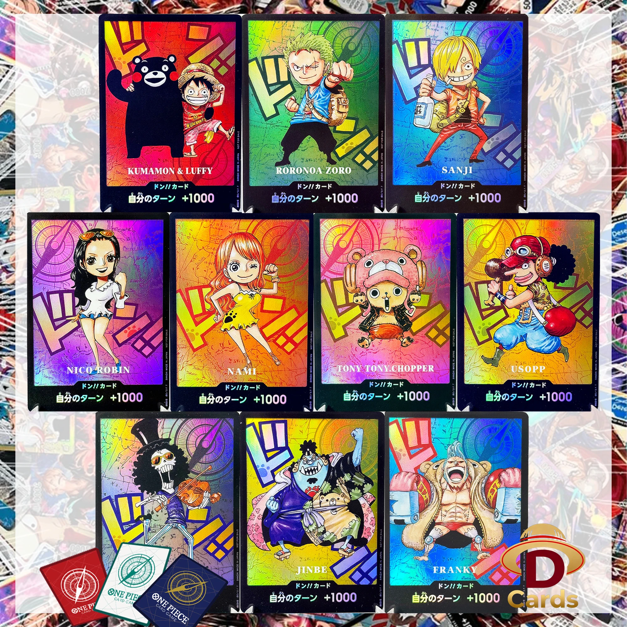 

DON!! Card One Piece Kumamoto Set Special Edition Flagship Battle collectors Hobby Collectibles Game Anime Card Proxy Foil Cards
