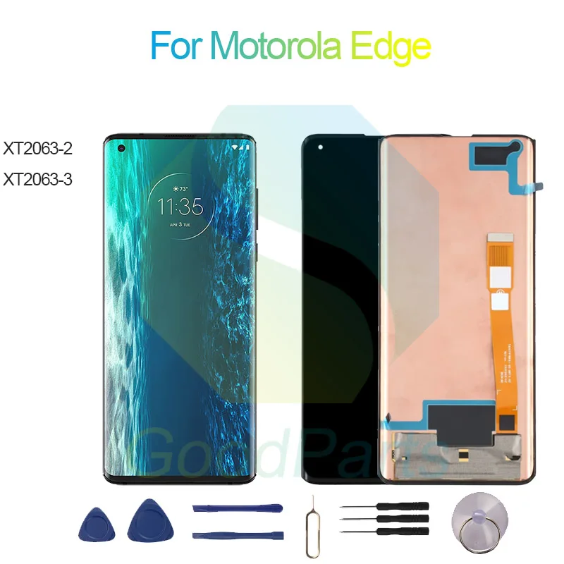 

For Motorola Edge Screen Display Replacement 2340*1080 XT2063-2, XT2063-3 For Moto Edge LCD Touch Digitizer