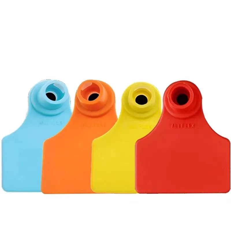Environmentally Friendly Plastic Ear Tag Management Solutions for Pig Sheep Goat Cattle Flock Sharp Points Ear Labels Farm Use
