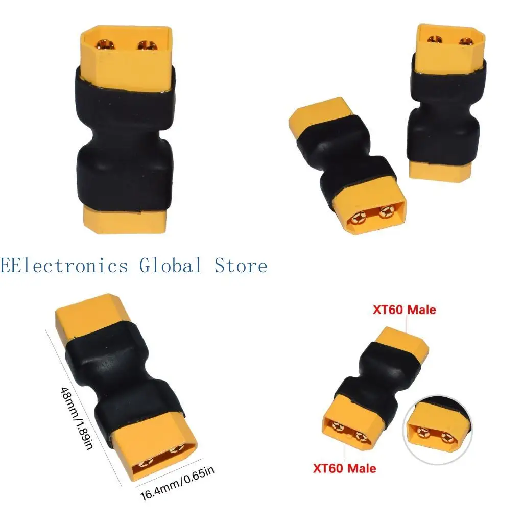 462B Powerful XT60 Connector Extension Adapter Support 360W 30A 36V For Remote Control Car And
