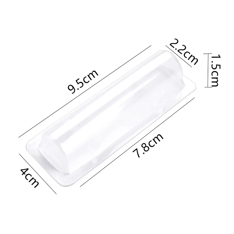 10/30/60pcs Money Card Holder With Sticker Plastic Dome Lip Balm Waterproof Clear Cash Box DIY Gift For Graduation Christmas