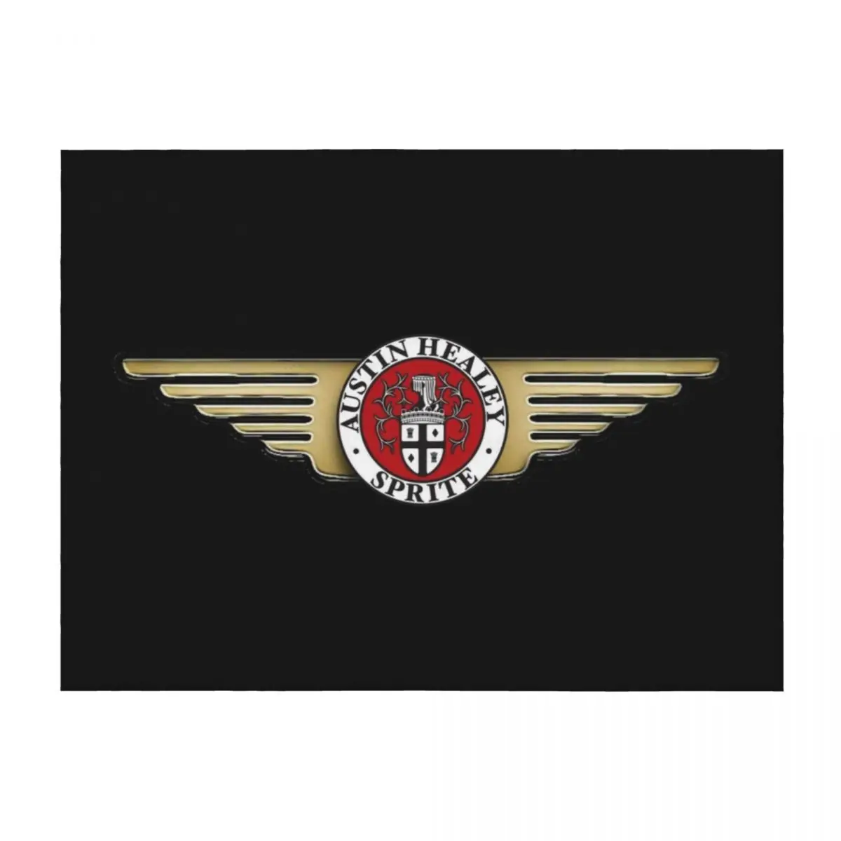 

Austin Healey Sprite Emblem Throw Blanket halloween Blankets For Baby Thins Blankets