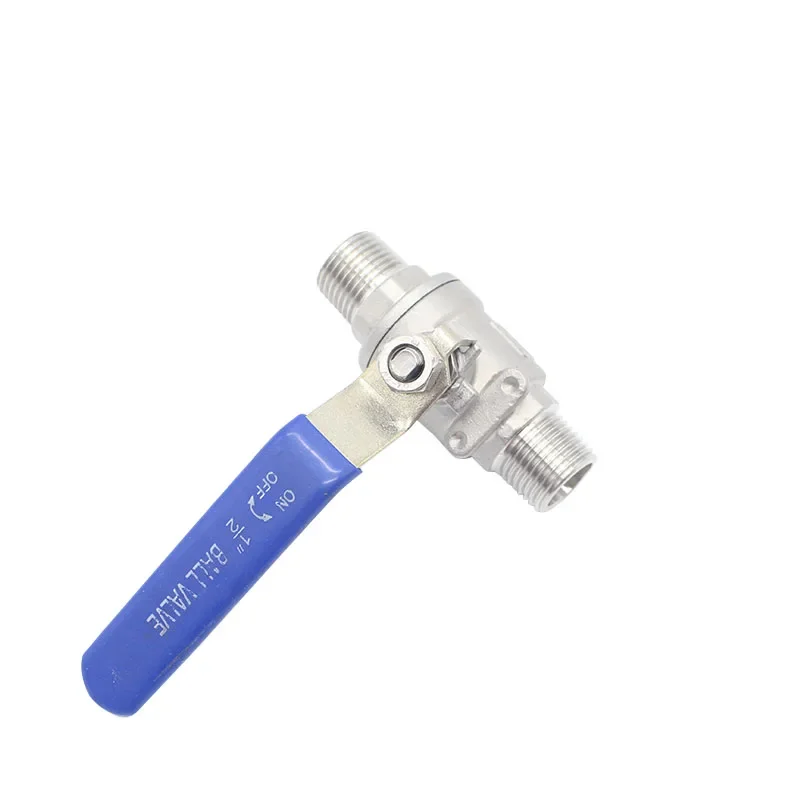 

304 stainless steel internal and external thread ball valve, two-piece external thread threaded ball valve, two-piece straight