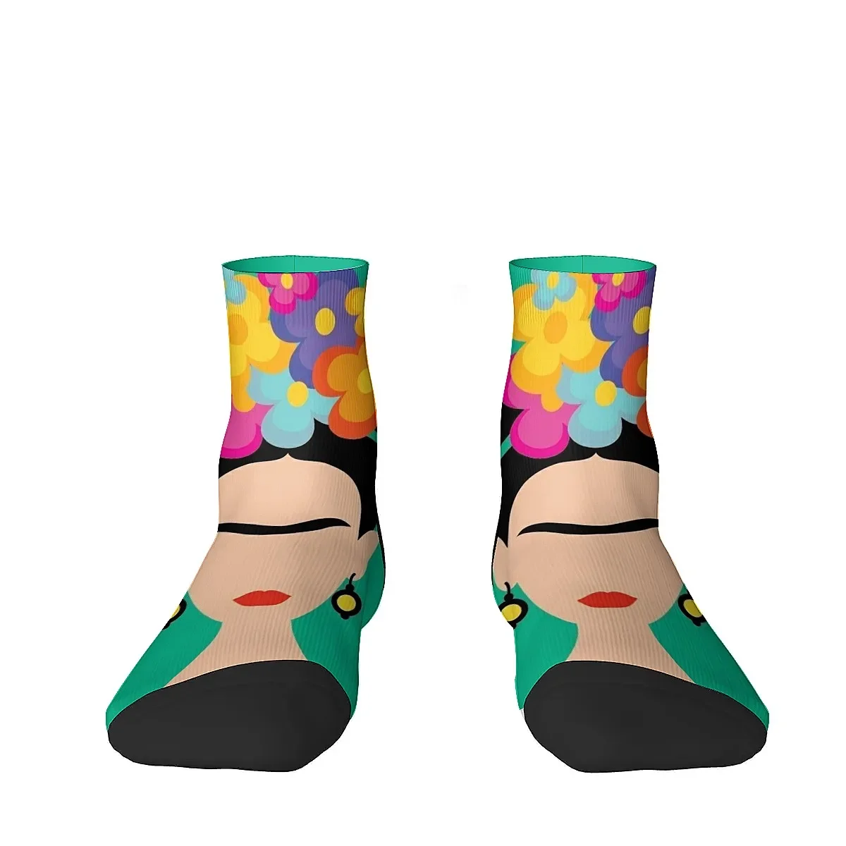 

Illustration Art Pattern Unisex, Versatile Retro Breathable, Comfortable Soft Fashionable, Outdoor Low-top Socks, Best Choice