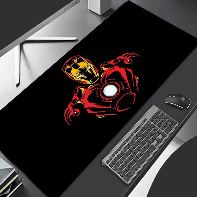 Marvel Homem De Ferro Gaming Mouse Pad, Mousepad, Mat Mesa, Teclado, Computador, Mesa, Acessórios PC Gamer, XXL, Varmilo