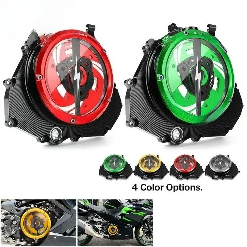 Trasparente Coperchio Frizione Per Kawski Ni ja 400 Z400 Ninja400 2018-2023 2022 Motore Della Protezione Della Protezione Molla di Fermo piastra di Pressione