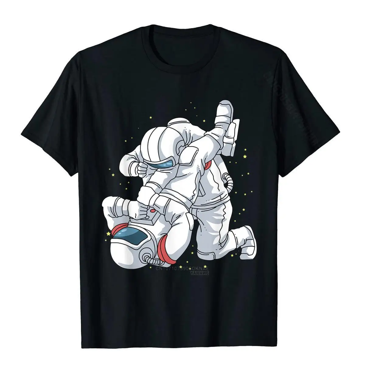 Jiu Jitsu Shirts Astronaut BJJ MMA Mens Brazilian Jujitsu TShirt Women Men O-neck Loose Tee Ropa Hombre Camisetas De Mujer