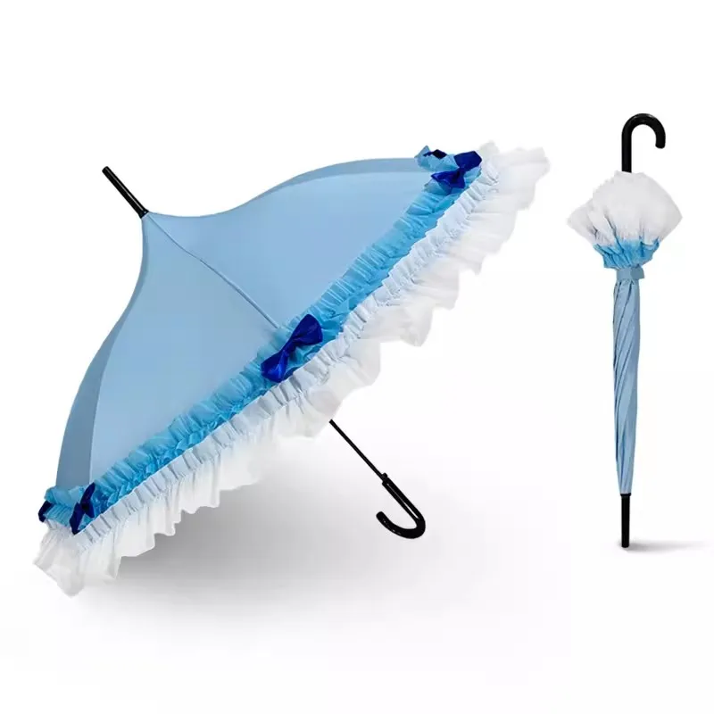 108CM Violet Evergarden Cosplay Long Sunshade Umbrella Props Stuff Vi Leidenschaftlich's Maid Soldier Maiden Anime Halloween