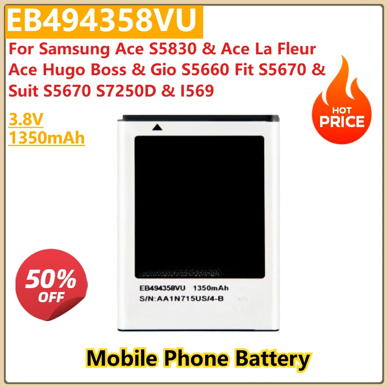 New AB533640CC 3.7V 850mAh Battery For Samsung G508E G3608 J5 2015 J3 2016 G530 S7275 S7278 S7562C S7262EB-BG530CBE B100AE