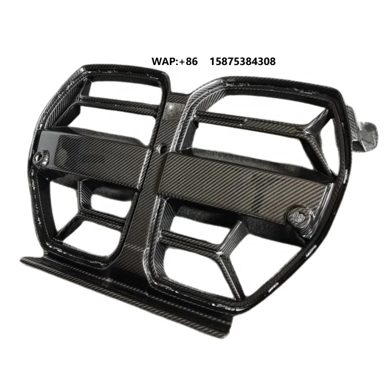 

High-quality CLS Style Dry Carbon Fiber Grill Grille for M3 M4 G80 G82 G83 car front bumper grill
